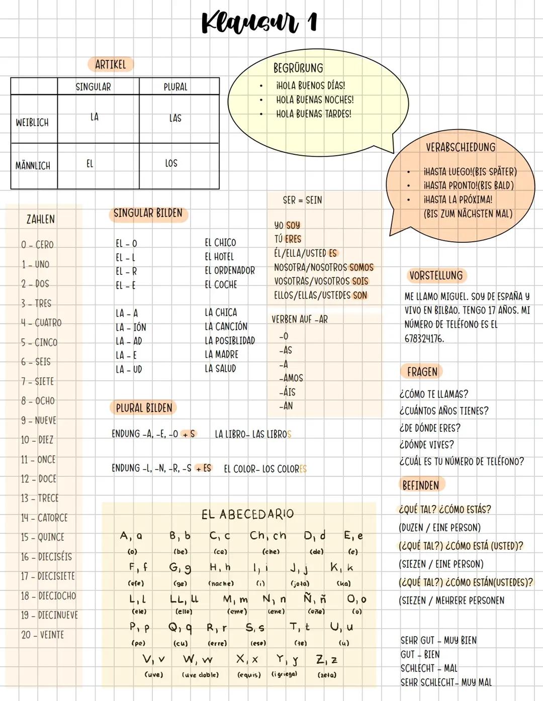  Begrüßung und Zahlen Basics für den Anfang um Grundkenntnisse zu lernen 
