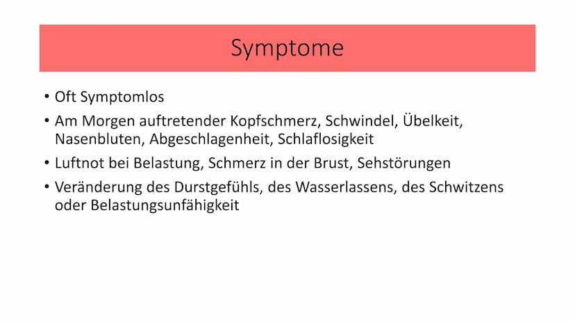 Bluthochdruck
Biologie / Klasse / Name / Datum Allgemein
• ,,arterille Hypertonie"
Der Blutdruck des arteriellen Gefäßsystems ist chronisch 
