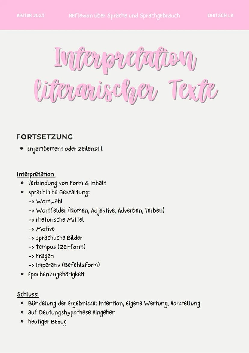 DEUTSCH
ABITUR
2023 ABITUR 2023
INHALT
textbezogen:
Reflexion über Sprache und Sprachgebrauch
nowe
HOW TO.....
• Interpretation literarische