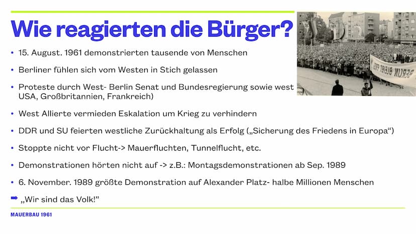 ,,Niemand hat die Absicht, eine Mauer
zu
errichten"
Walter Ulbricht HOE
Mauerbau 1961.
DIANA ALEXAND MENNER
LIZE
IZE Gliederung
●
●
Wie kam 