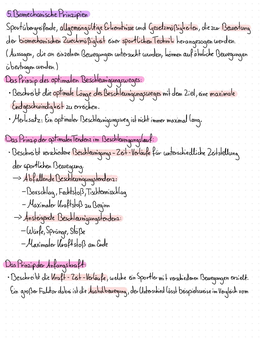 Sport
Lernzettel
# Sport Lernzettel
Themen:
1. Warum Bewegungsanalyse? (Buch Seite 3.6)
2. Qualitative Bewegungsmerkmale (Buch Seite 40- 4.4