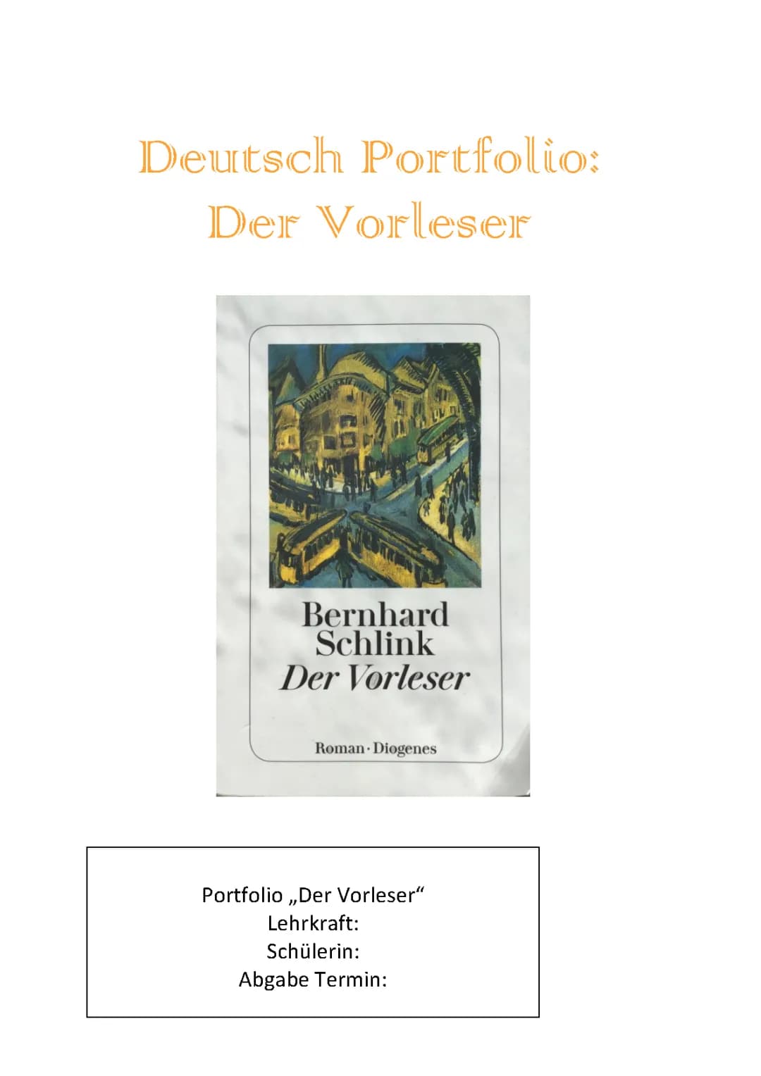 Der Vorleser Zusammenfassung und wichtige Textstellen – Deine Klassenarbeitshilfe
