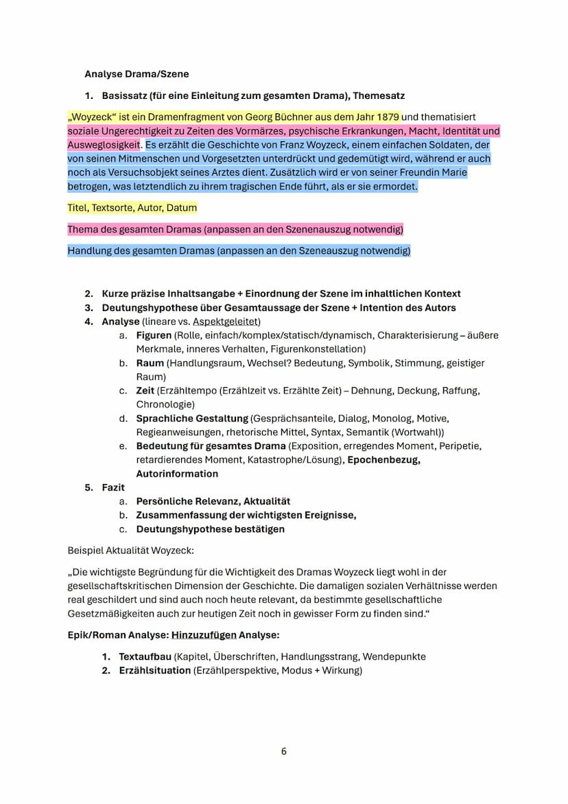 Handlung:
Deutsch Grundkurs Abitur 2024
Lektüre Woyzeck:
Szene
Inhalt
1
2
3
4
5
678
9
10
11
༄= elpse
17
18
22 22 22222
Woyzeck und Andres sc