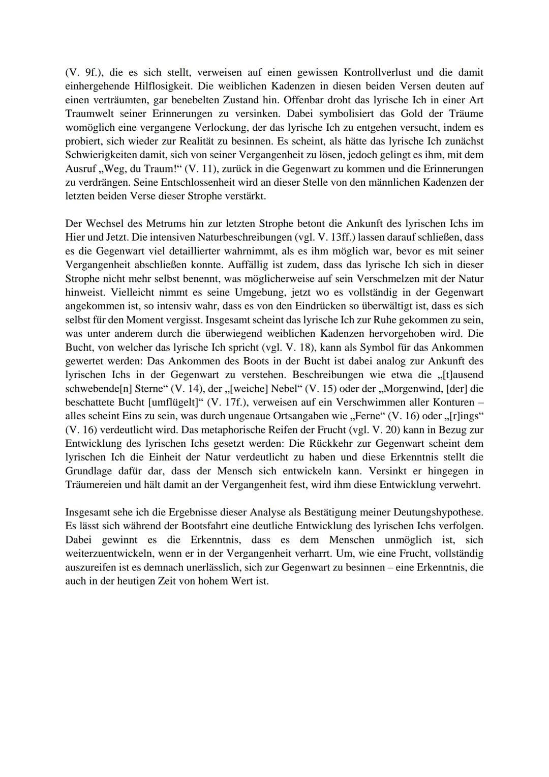 Johann Wolfgang von Goethe: ,,Auf dem See"
Analyse
Das von Johann Wolfgang von Goethe verfasste Gedicht ,,Auf dem See" wurde im Jahre 1775
v