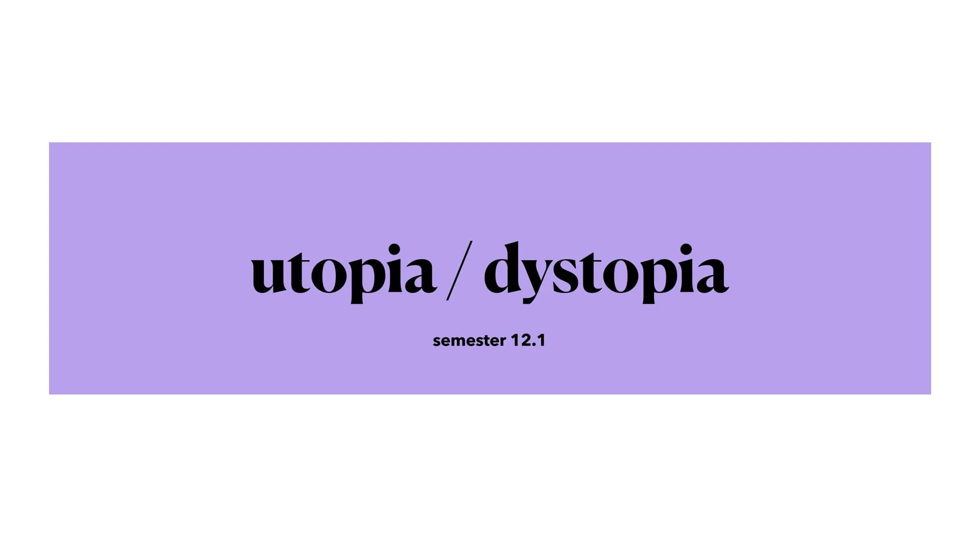 
<h2 id="introduction">Introduction</h2>
<p>The term "utopia" consists of two Greek words which can either mean "nowhere" or "no world." Its