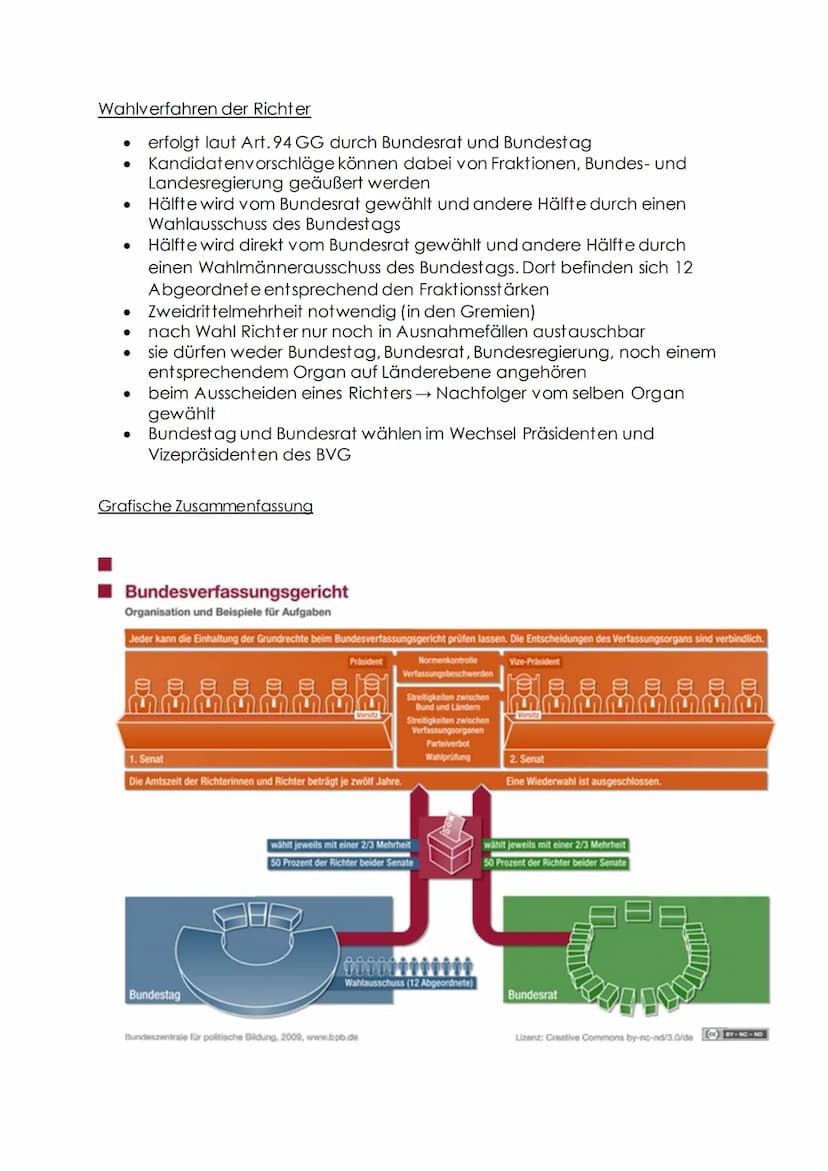Handout Bundesverfassungsgericht
Bundesverfassungsgericht, was ist das?
Höchstes Gericht in Deutschland
1951 gegründet in Karlsruhe
Gericht 