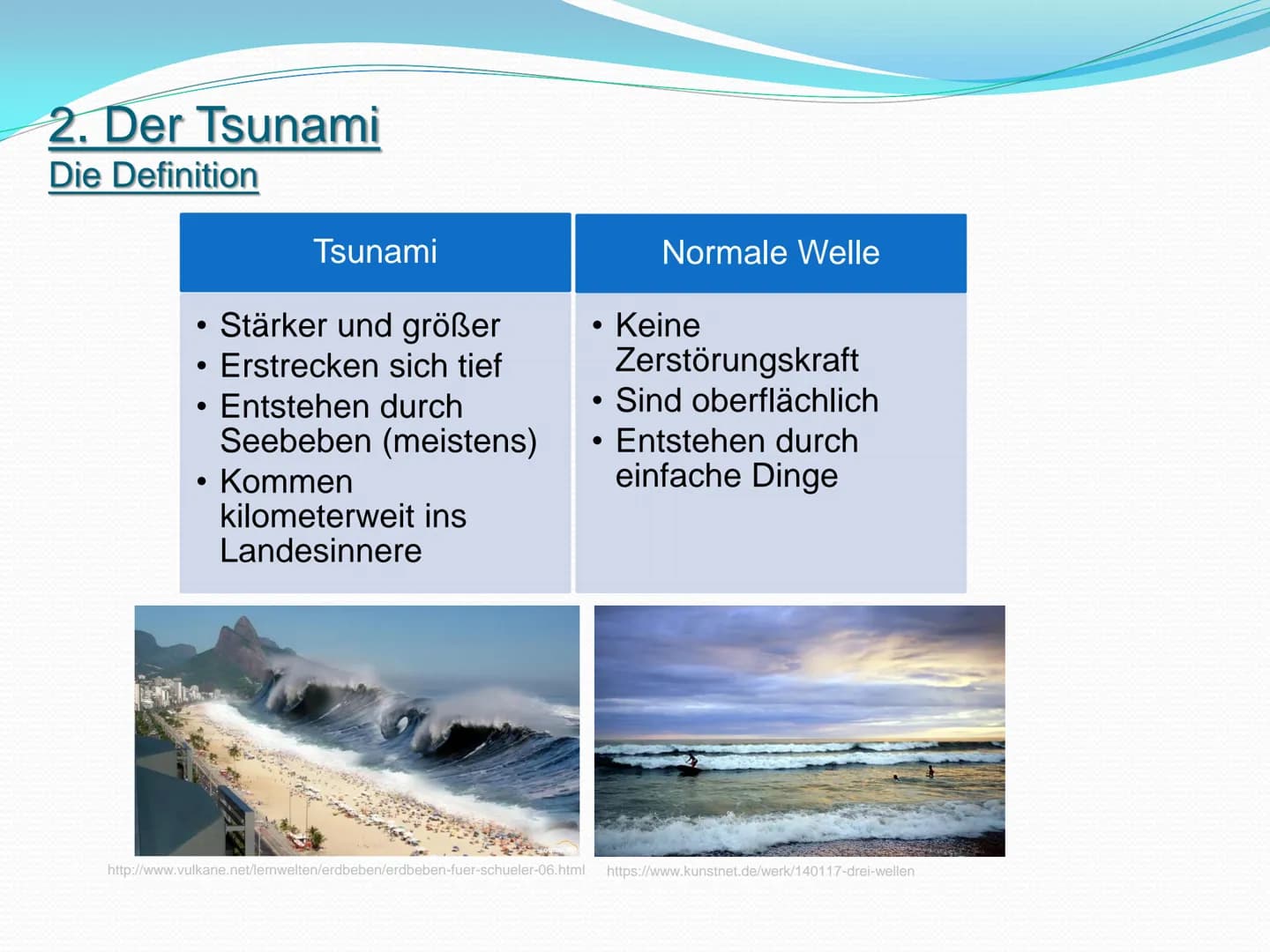 Die Tsunami-Katastrophe in
Thailand - 2004
Welche Konsequenzen wurden aus der Tsunami-Katastrophe gezogen
und was wird seitdem anders gemach