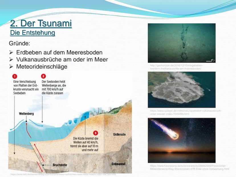 Die Tsunami-Katastrophe in
Thailand - 2004
Welche Konsequenzen wurden aus der Tsunami-Katastrophe gezogen
und was wird seitdem anders gemach