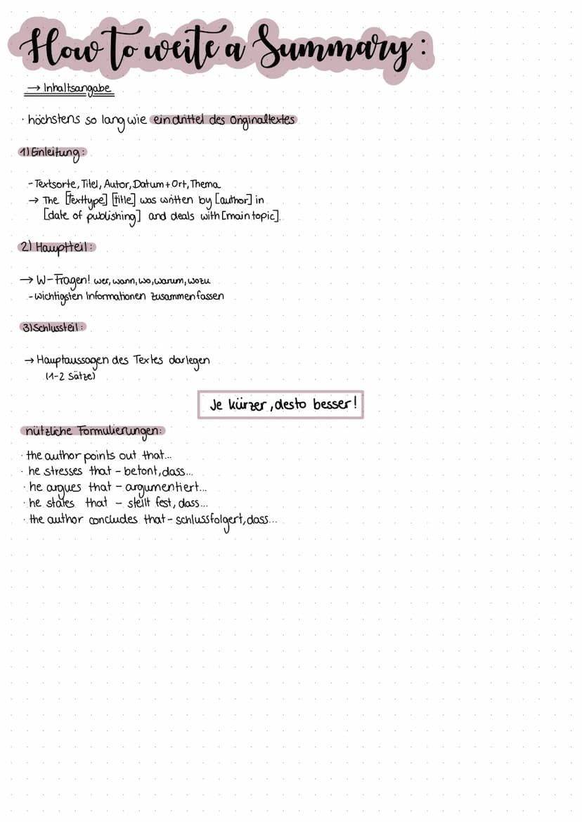 How to write a comment.
(1) Einleitung →
→introduction
...kurz das Thema erläutern-Interesse wecken.
1.Frage, die den Streitpunkt verdeutlic