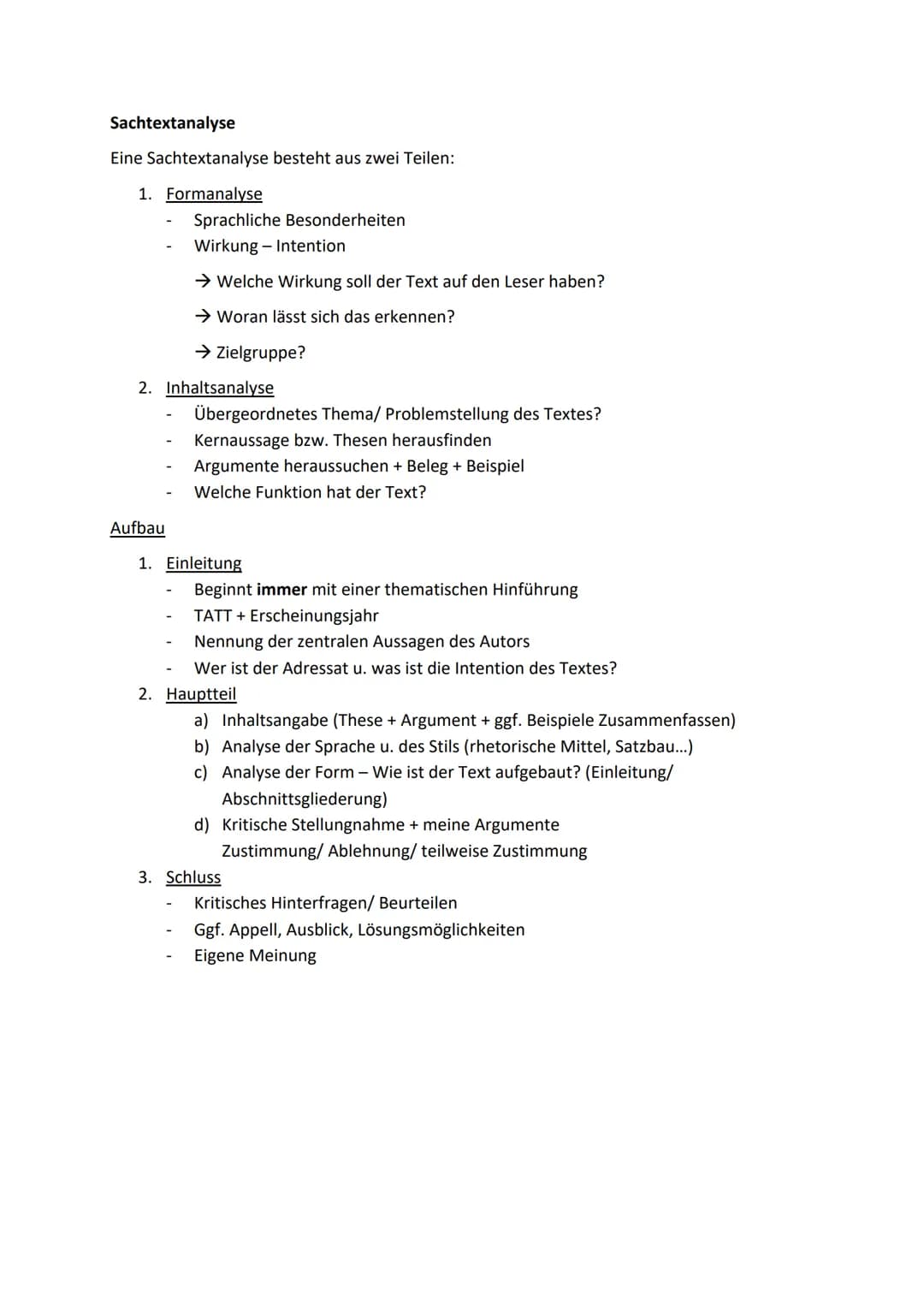 Literarische Erörterung
1. Einleitung
Hinführung zum Thema ("aktueller Aufhänger")
TATT, Erscheinungsjahr, Epoche
Ggf. Begriffserklärung (s.