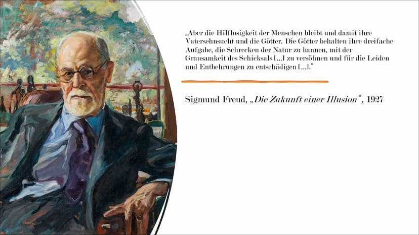 Sigmund Freud –
Religionskritik
Lena, Hosna, Johanna und Leonie Inhalt
• Wer ist Sigmund Freud?
●
●
●
Religion als Neurose
Inwiefern kritisi