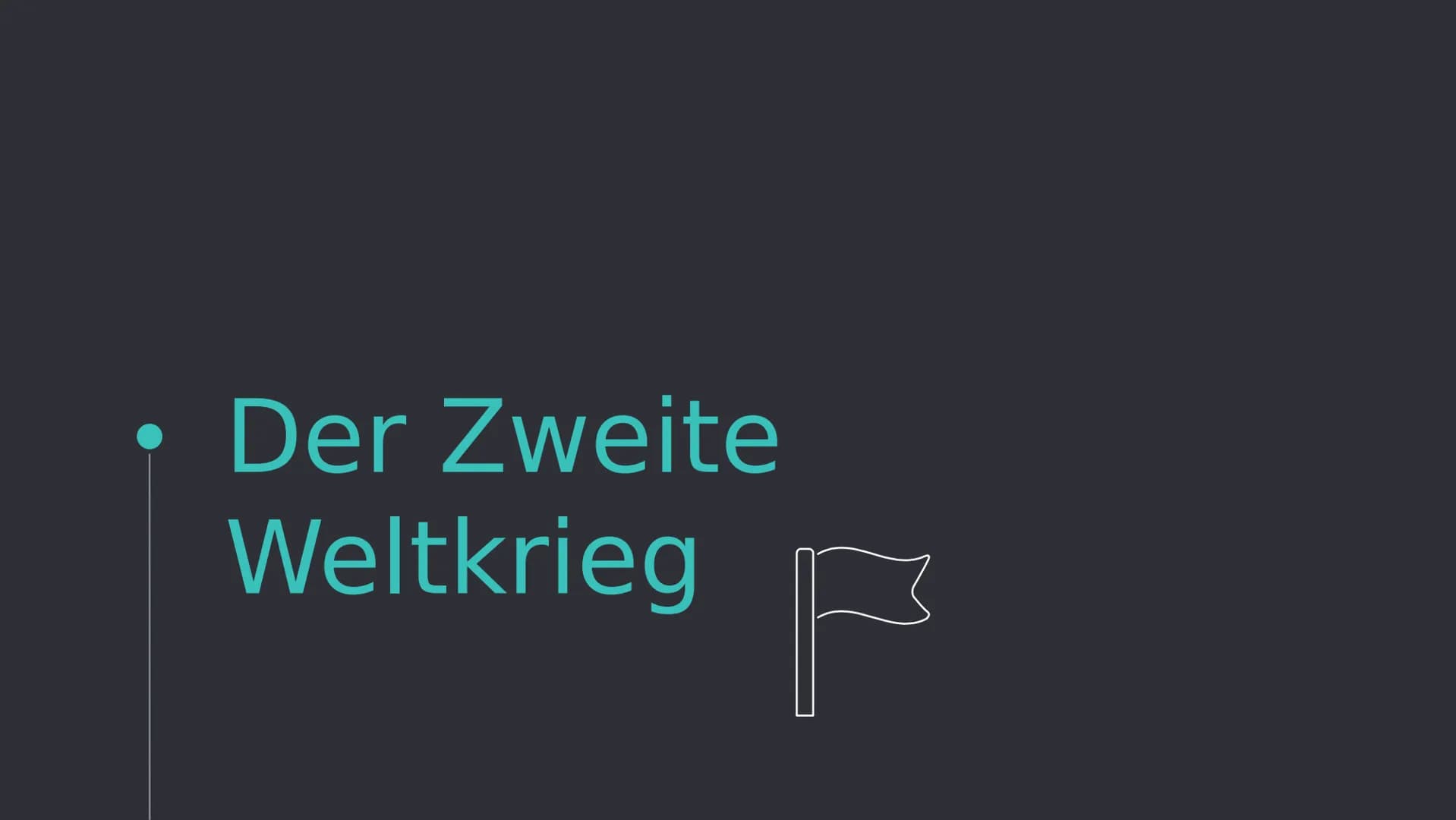 Der Zweite
Weltkrieg
P • Gliederung
O
Vorbereitung
-Vierjahresplan
Verlauf
-Überfall auf Polen
-Westfeldzug
-Luftschlacht um England
-Kriegs