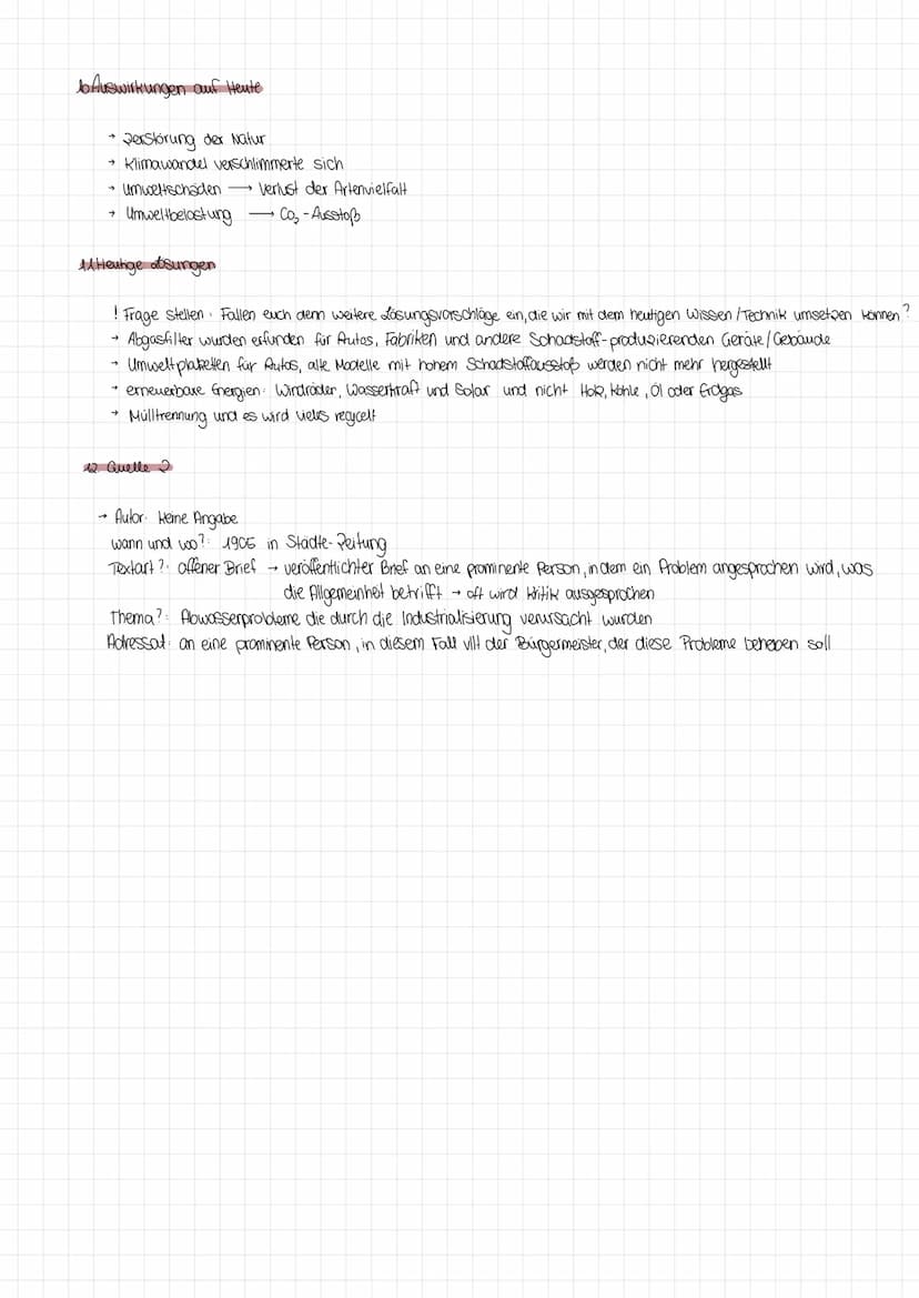 Schuljahr 2021/2022
Datum:
Unterrichtseinheit: Industrialisierung
Fachlehrerin:
Referentin:
Referatsthema: Umweltbelastungen infolge der Ind