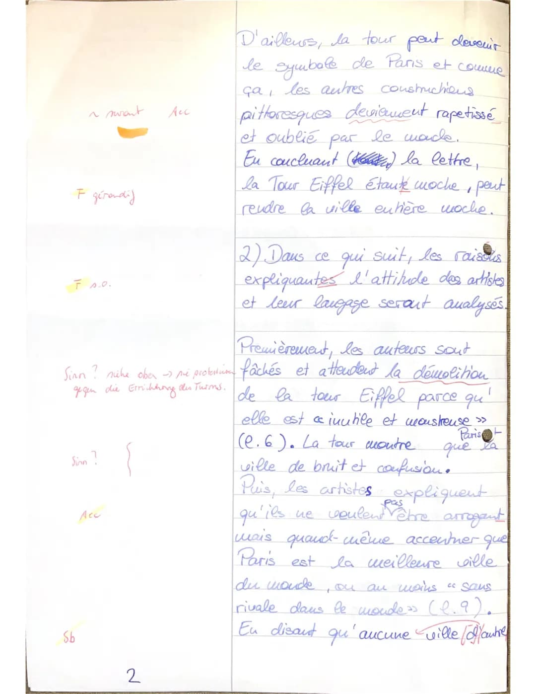 Joël
Les arrondissements de Paris - Karambolage (ARTE)
Klausurtell A: Compréhension auditive (20%) - Version A
Franzosch G1
Ecoutez le repor