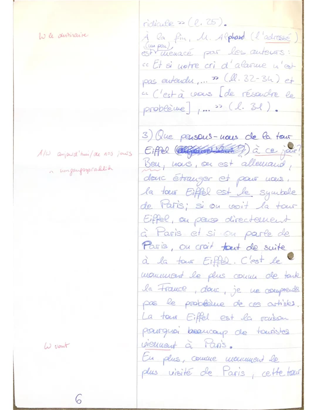 Joël
Les arrondissements de Paris - Karambolage (ARTE)
Klausurtell A: Compréhension auditive (20%) - Version A
Franzosch G1
Ecoutez le repor