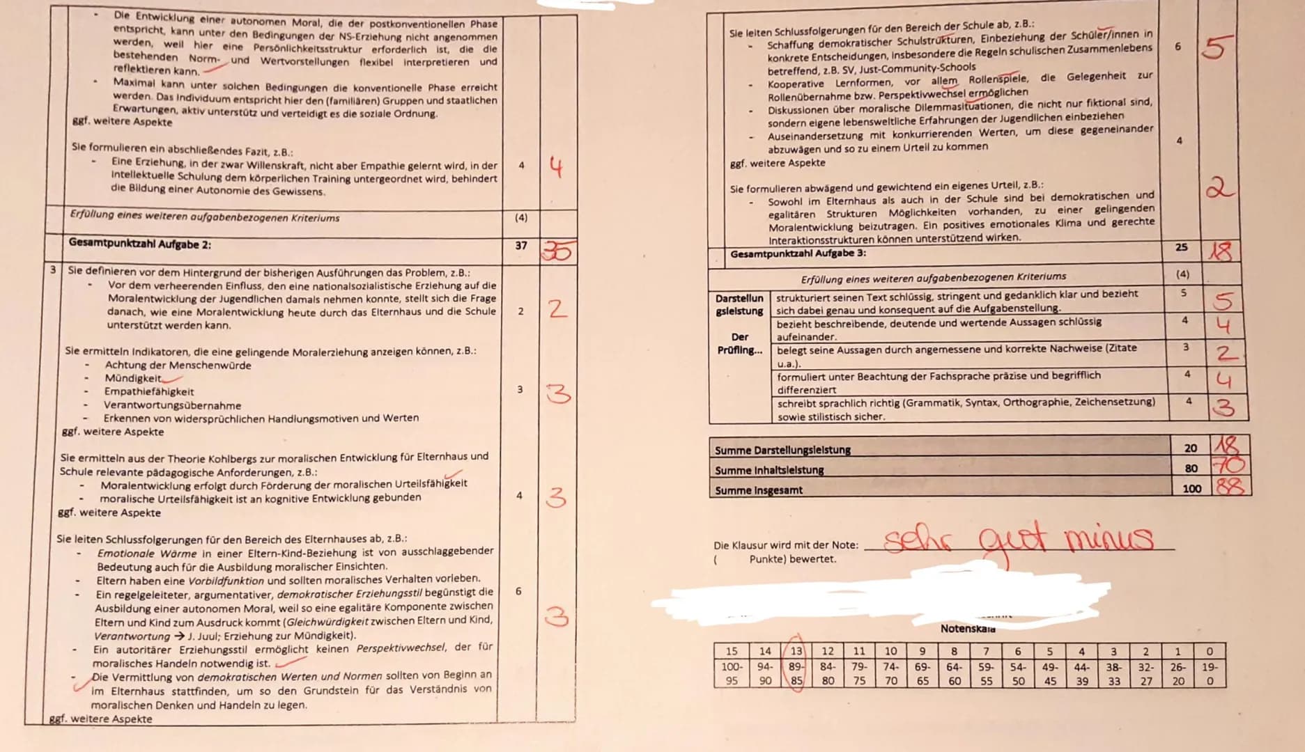 Pädagogibblausur ir. 1
1.1 Bei dem worliegenden Text handelt
es sich um eine
Rede Adolf Hitlers,
welde er in
Nürnberg 1935 am Reichspartei-
