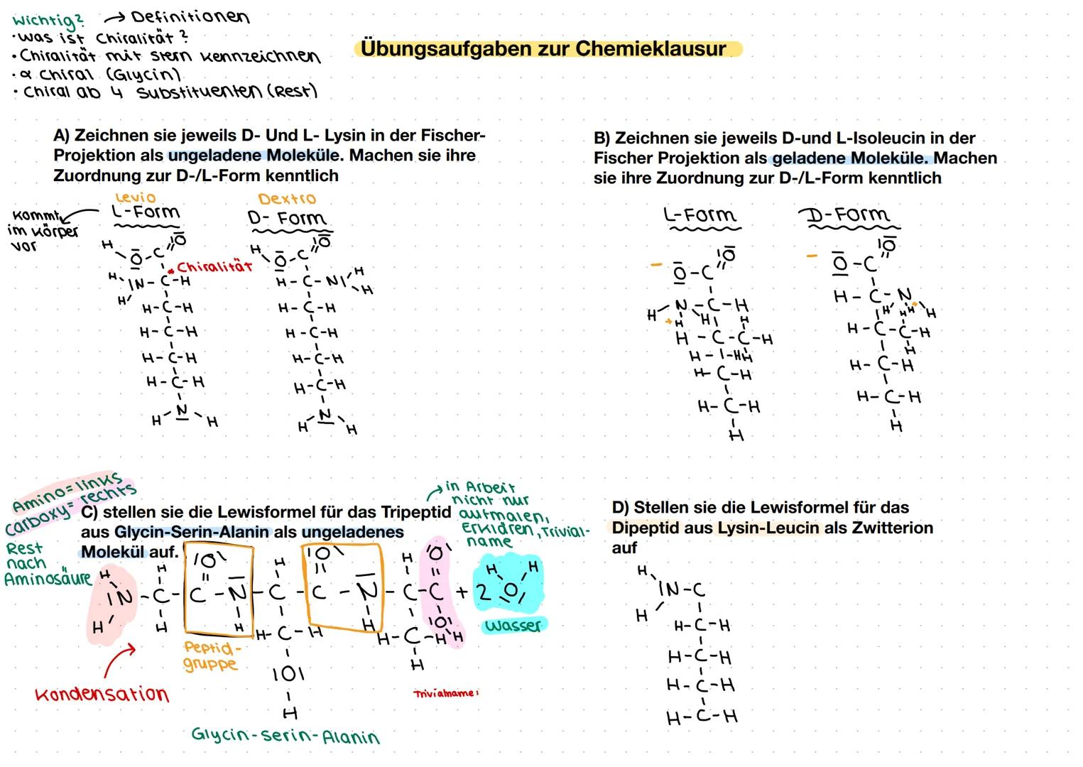 # Aminosäuren & Proteine

Aminosäure Aufbau

IUPAC-Namen von Aminosäuren benennen und zeichen

Beispiele:

H
10
C
H-0
Carboxyl-
gruppe
(Säur
