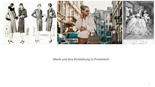 Know Präsentation zu Paris/Mode in Frankreich  thumbnail