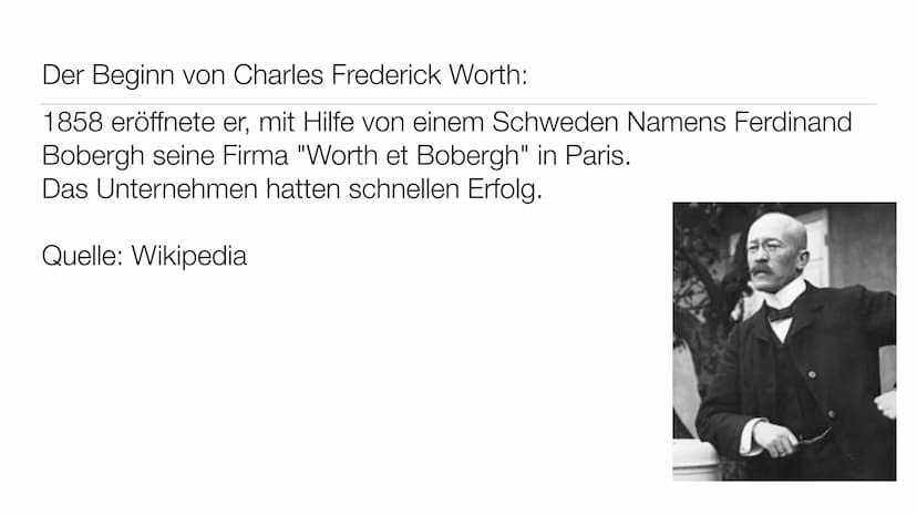 Mode und ihre Entstehung in Frankreich
es
adieux).
1 Mode und ihre Entstehung in Frankreich
es
adieux).
1 Darum wird es gehen:
●
●
●
●
●
Cha