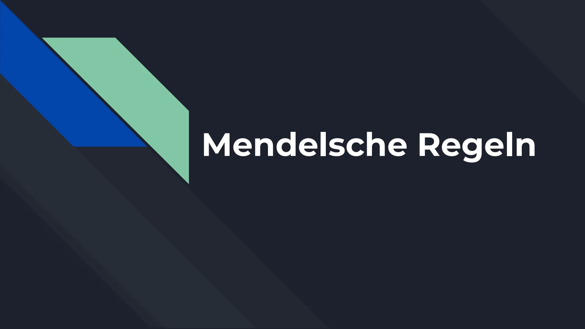 Mendelsche Regeln Inhalt
Allgemeine Informationen
Gregor Mendel
Entwicklung
Anwendung
Genetische Hintergründe
1. Mendelsche Regel
2. Mendels