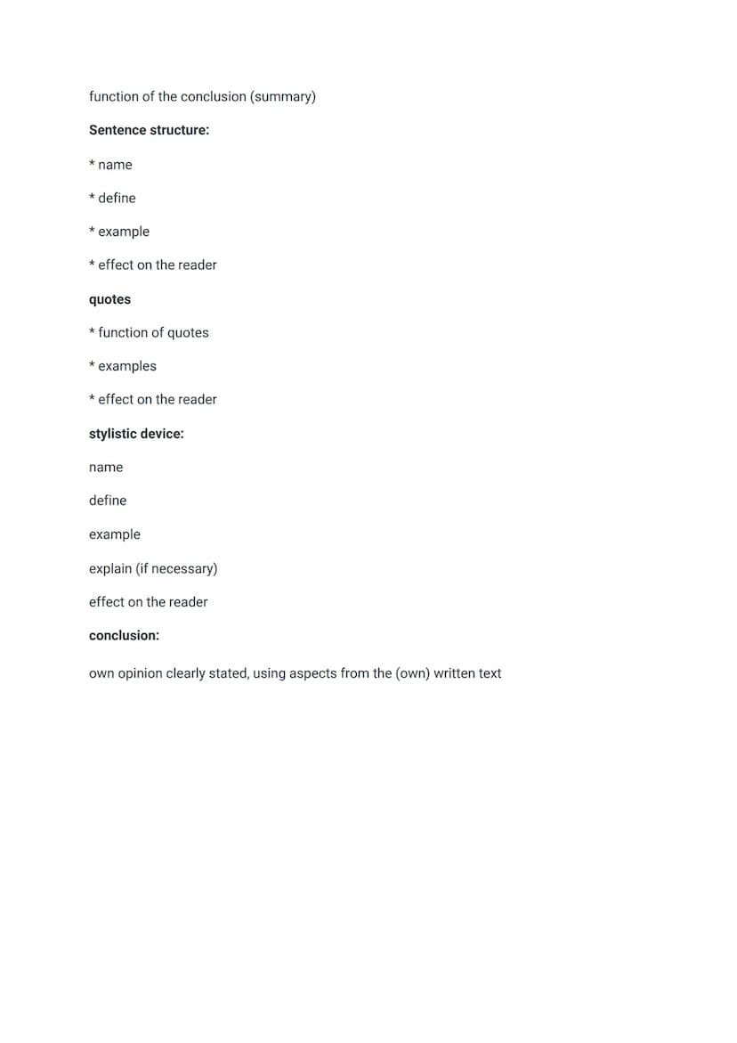 ENGLISH STRUCTURE ANALYSIS
Alle wichtigen Informationen für eine Analyse in Englisch.
Eine Analyse in Englisch ist nicht wie im Deutschen. E