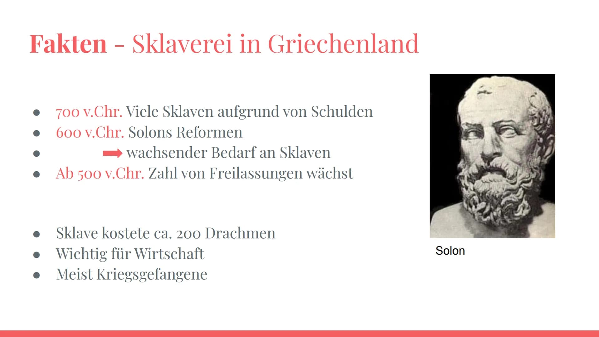 Die Sklaverei in
der Antike und
Moderne Definition Sklaverei
Gliederung
Leitfrage
Die Sklaverei in der griechischen
Antike
Die Sklaverei in 