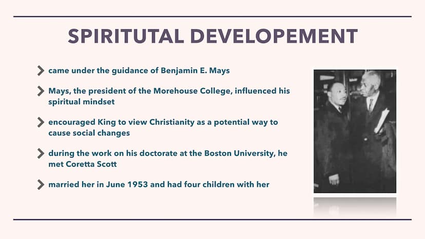 MARTIN LUTHER KING JR. Biography
Education
Spiritual Development
Politcal Activism
STRUCTURE
> King's Dream
Has King's Dream come true?
Sour