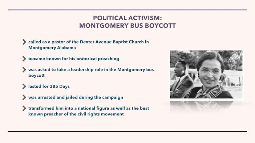 MARTIN LUTHER KING JR. Biography
Education
Spiritual Development
Politcal Activism
STRUCTURE
> King's Dream
Has King's Dream come true?
Sour