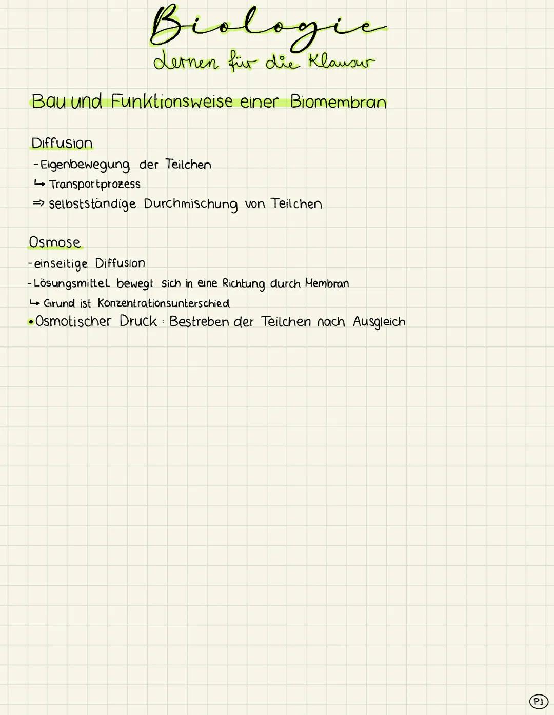 # Biologic
Lernen für die Klausur

Bau und Funktionsweise einer Biomembran

extrazellulärer
Raum

Kohlenhydrat-
kette

integrales
Protein

G