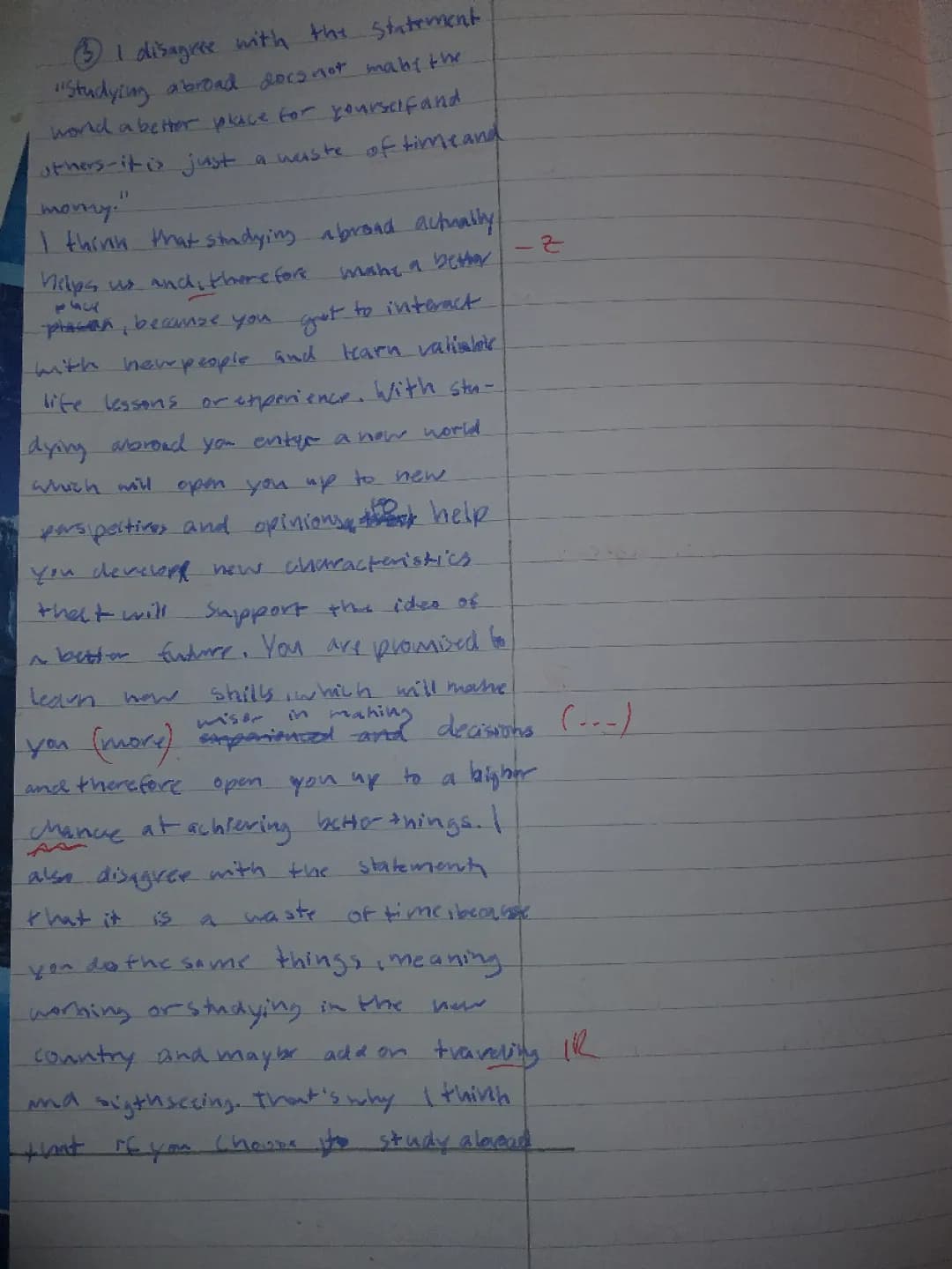 Speech Analysis "when you study abroad, you're helping to make America Stronger"