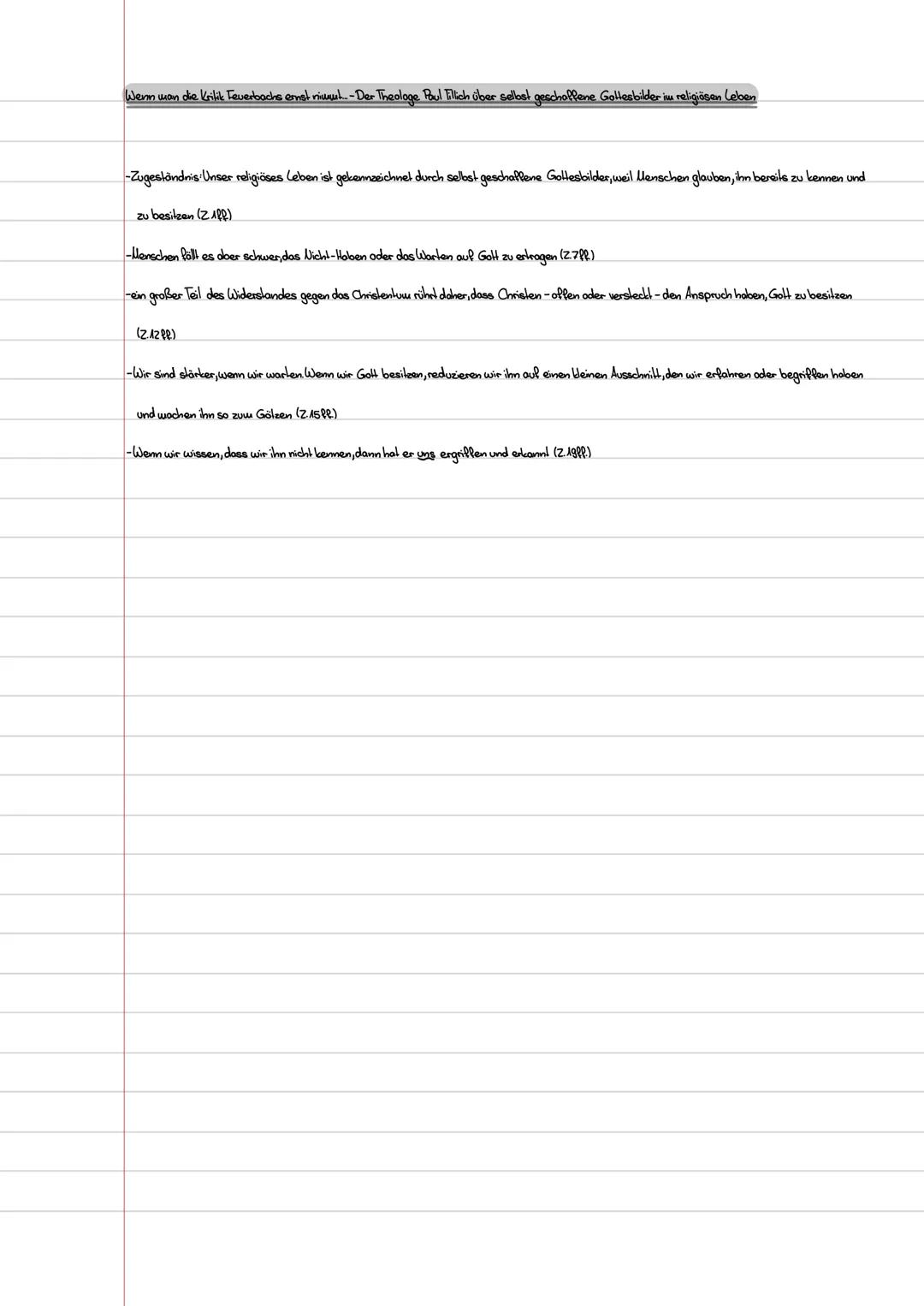 3. Hat Ludwig Feuerbach mit seiner Kritik der
Religion Recht? -
Anmerkungen aus theologischer Sicht
Peter Kliemann, Religionslehrer:
Wer sic