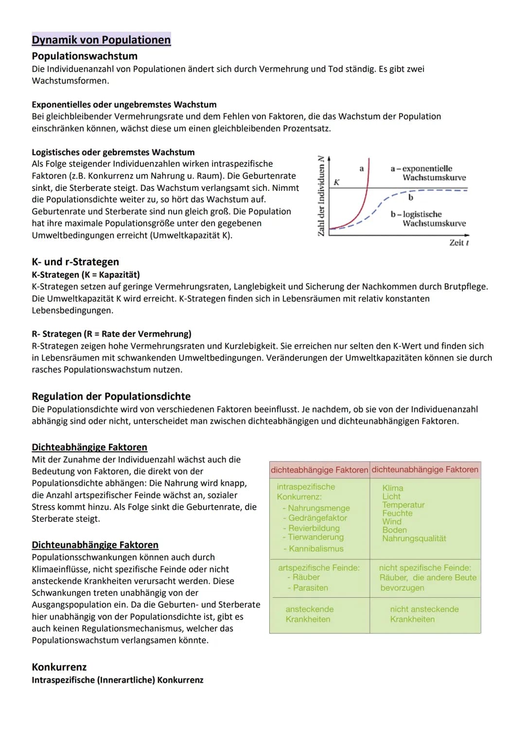 Umweltfaktoren und ökologische Potenz
Grundbegriffe der Ökologie
Definition
Begriff
Ökologie
Biosphäre
Ökosystem
Biozönose
Biotop
Umweltfakt