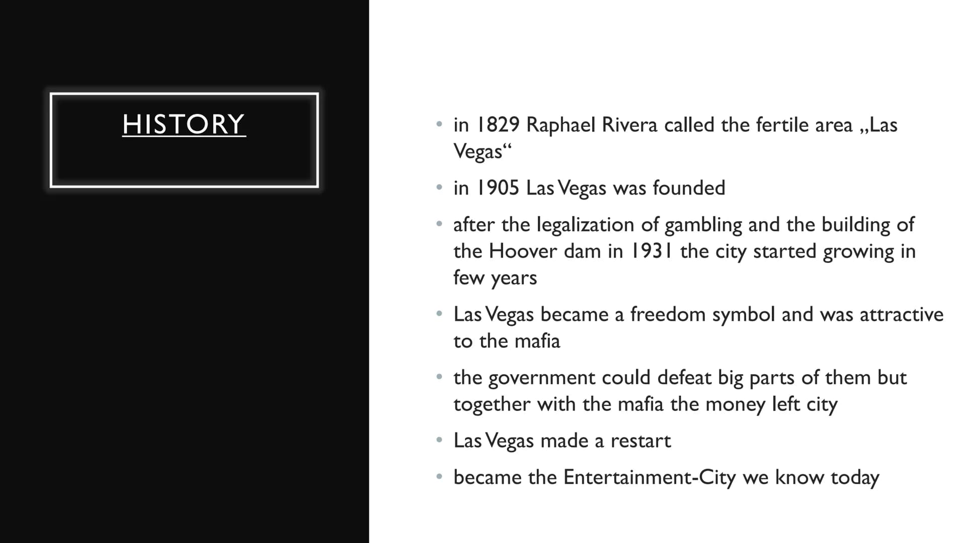 LAS VEGAS
by Beyza Yolageldi
WELCOME
TO Fabulous
LAS VEGAS
NEVADA
MANDALAY BAY STRUCTURE
general information
Sights, Hotels and Casinos
• La