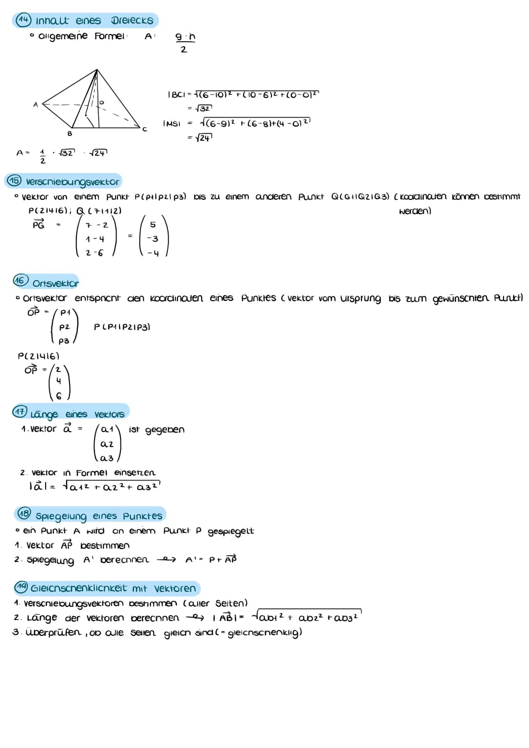 Q2 ANALYTISCHE GEOMETRIE
1 Grundlegende LGS:
• bestehen aus einer Anzani linearer Gleichungen
I 3x + 24 - 2z = 1
II 2x + 34 +
2z = 14
linke 