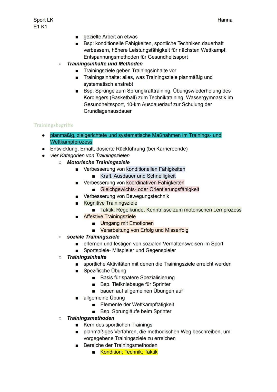 
<p>Die Trainingslehre ist eine systematische Sammlung allgemeiner Aussagen zum Training, die sich auf unterschiedliche Quellen beziehen, wi