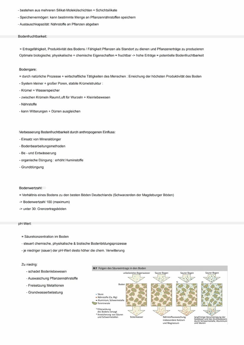 1. Boden
1.1 Definition
Boden ist das mit Wasser, Luft, Lebewesen durchsetzte, unter dem Einfluss der Umweltfaktoren an der
Erdoberfläche en