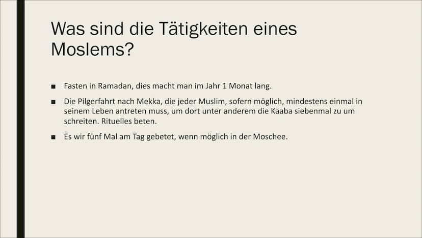 7770
ISLAM
Edu,Calvin, Aiden, Leonita, Juline
Religion
Fr.Müller
10WE2 Inhaltsverzeichnis:
■
Was ist Islam?
Wann ist die Religion entstanden