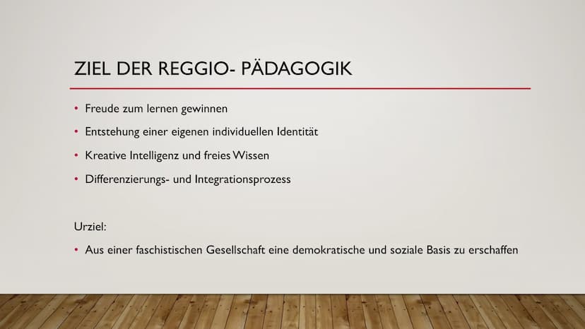Reggio-
Pädagogik
The
əə
66
REGGIO- PÄDAGOGIK INHALTSVERZEICHNIS:
●
●
●
●
Loris Malaguzzi
Sozialdemographische Lage
Bild vom Kind
●
Wegbegle