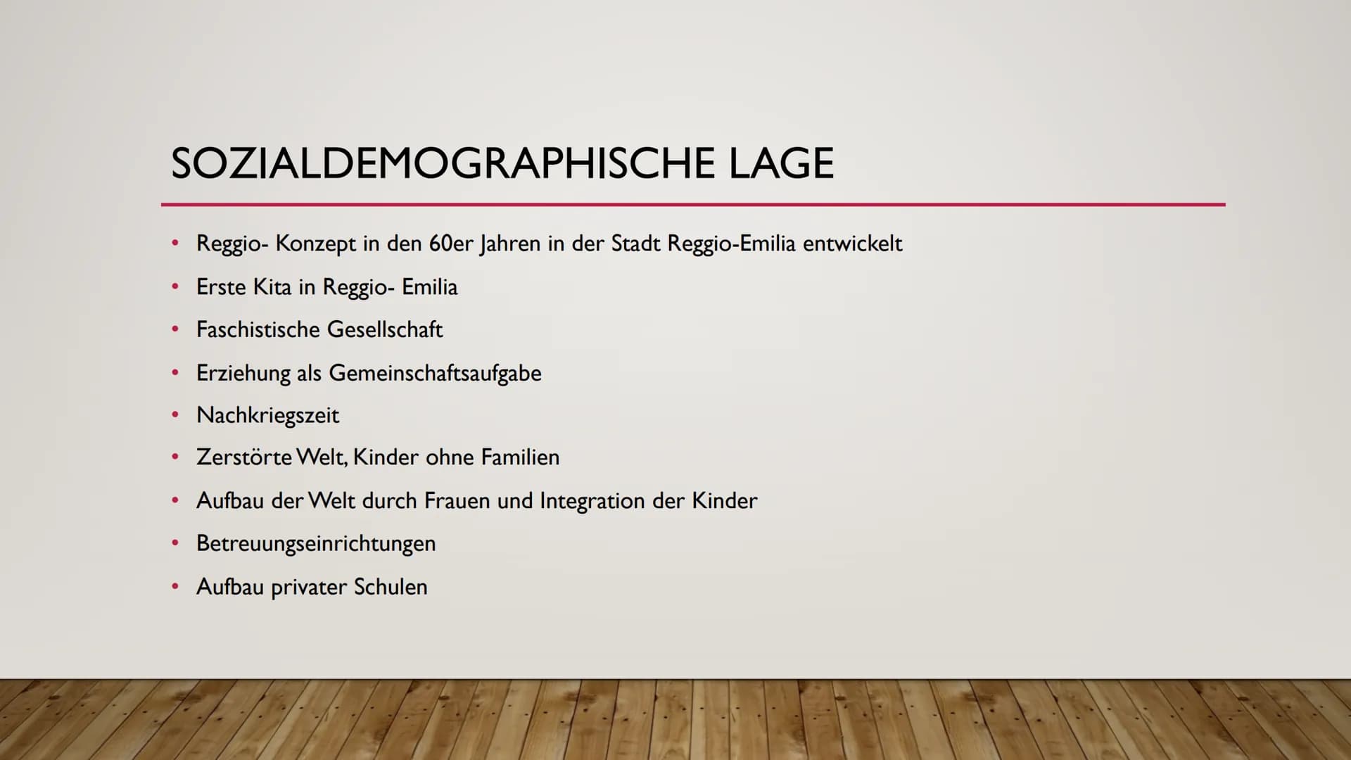 Reggio-
Pädagogik
The
əə
66
REGGIO- PÄDAGOGIK INHALTSVERZEICHNIS:
●
●
●
●
Loris Malaguzzi
Sozialdemographische Lage
Bild vom Kind
●
Wegbegle