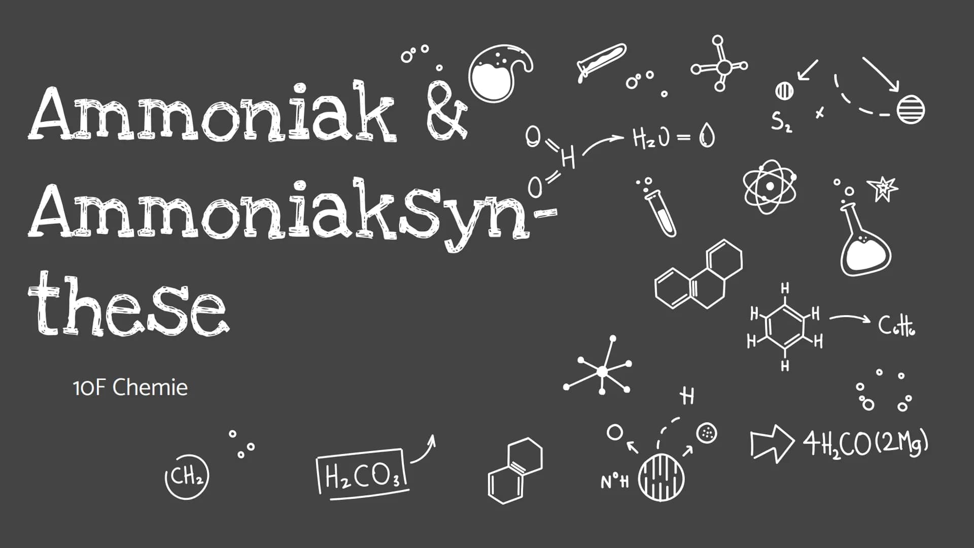 Ammoniak &
Ammoniaksyn-
these
10F Chemie
(CH₂)
H₂CO31
NᵒH
محمد
H₂O=0
H
H
H-
O
S₂
-H
H
郎
Cotto
✓4H₂CO (2Mg) Inhaltsverzeichnis
Steckbrief Amm