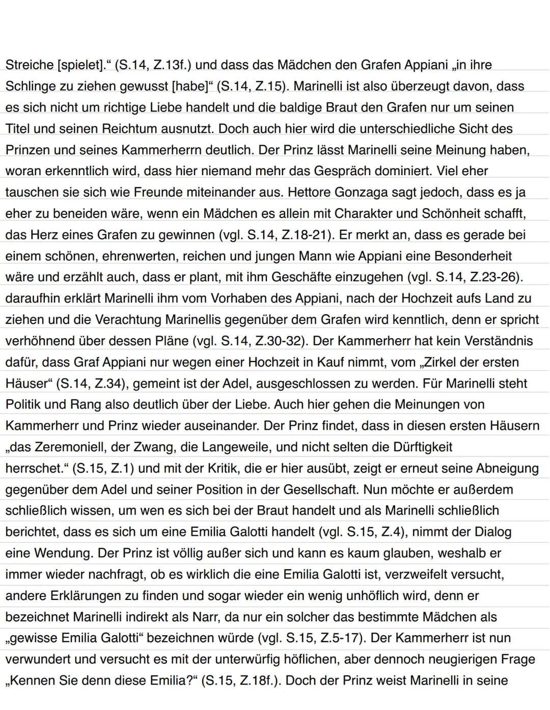 Dialoganalyse Aufzug 1, Auftritt 6
I,
Nadine
Schneider
Das Drama „Emilia Galotti" von Gotthold Ephraim Lessing aus dem Jahre 1772 ist eine
T