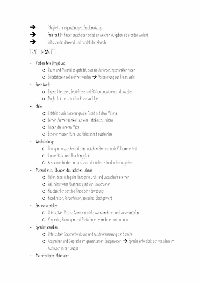 Erziehungssissenschaften Schriftliches Abitur Inhalte
Pädagogische Ansätze = System von Vorstellungen zur Erziehung
Ansätze:
1. Mensch- und 