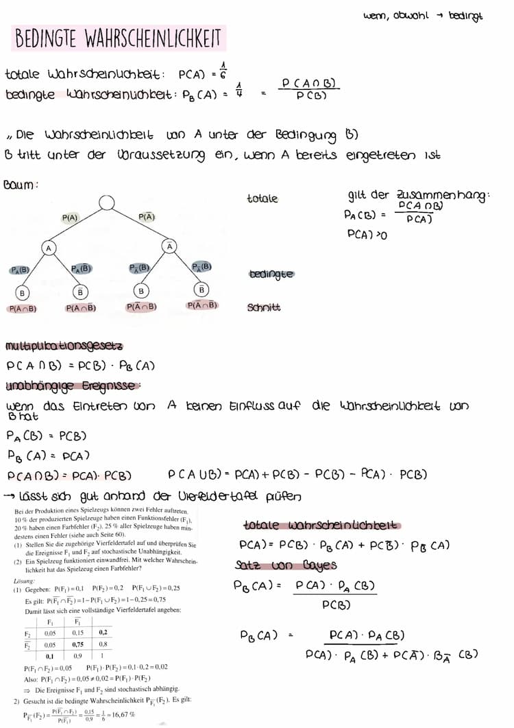 Know Bedingte Wahrscheinlichkeit Abitur thumbnail