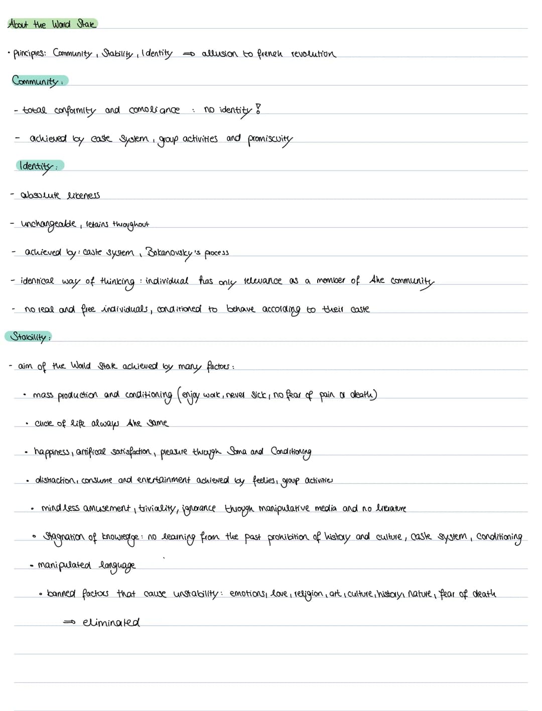 CHARACTERISTICS OF THE NOVEL
Function
Focus
Structure
Language and Style
BRAVE NEW WORLD
tells a fictional story which transports the reader