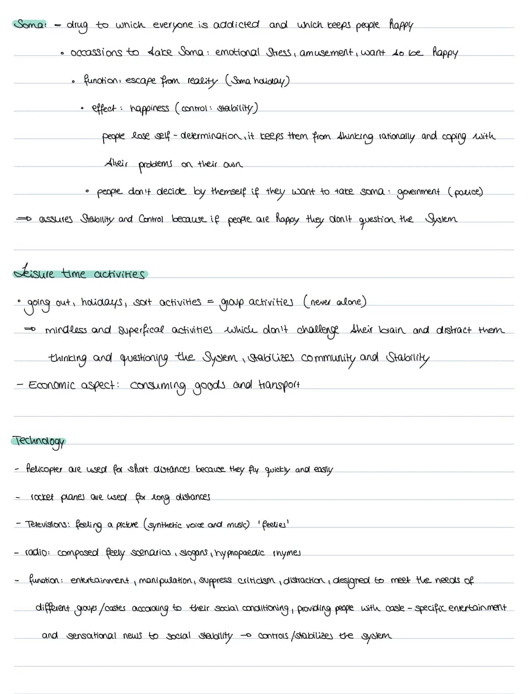 CHARACTERISTICS OF THE NOVEL
Function
Focus
Structure
Language and Style
BRAVE NEW WORLD
tells a fictional story which transports the reader