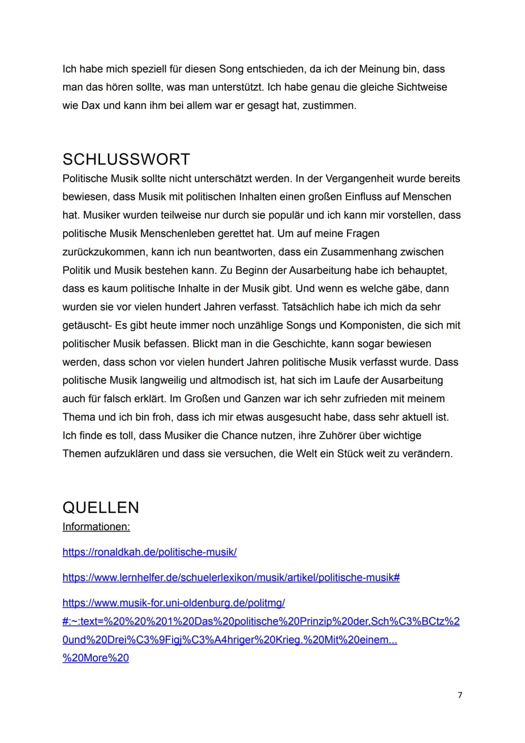 H
MODERNE MUSIK MIT POLITISCHEN
INHALTEN
Musik-GFS INHALTSVERZEICHNIS
Inhaltsverzeichnis.
Einleitung..
Definition
Funktion und Wirkung.
Wora