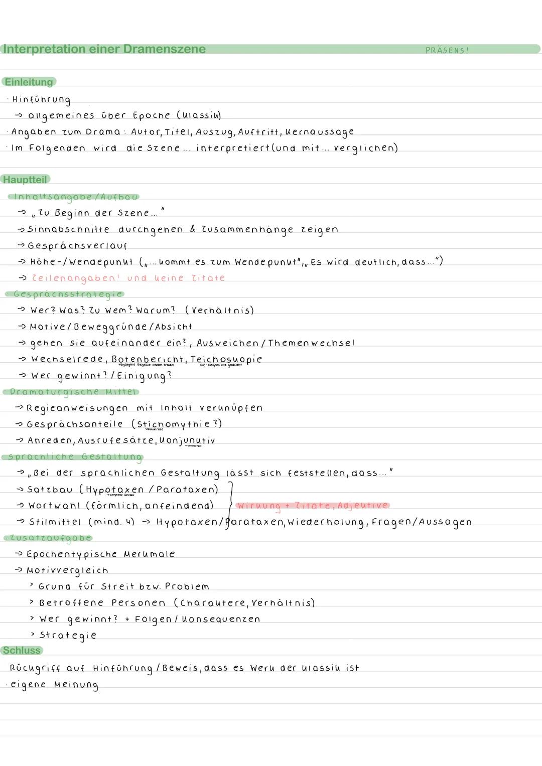 sprachliche & stilistische mittel
Akkumulation
Reihung von Begriffen 20 einem - genann-
oder nicht genannten Oberbegriff
→ Du Wort, du kraft