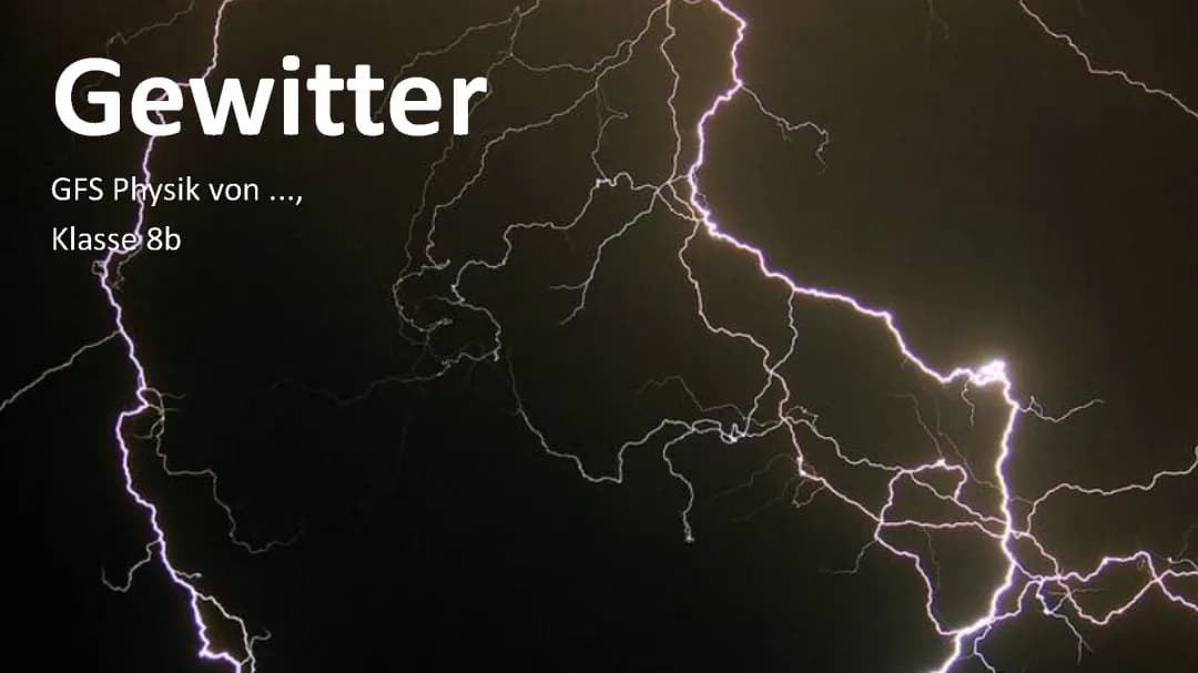 Wie entsteht ein Gewitter? – Kinder erklärt, Wolken & Blitze