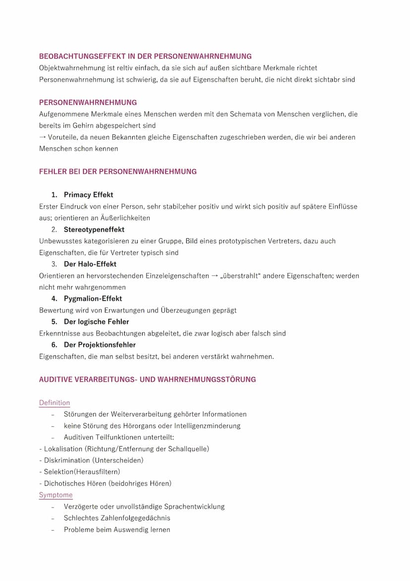 
<p>Die Wahrnehmung ist der Prozess und das Ergebnis der Informationsgewinnung und -verarbeitung von Sinneseindrücken aus der Umwelt und dem