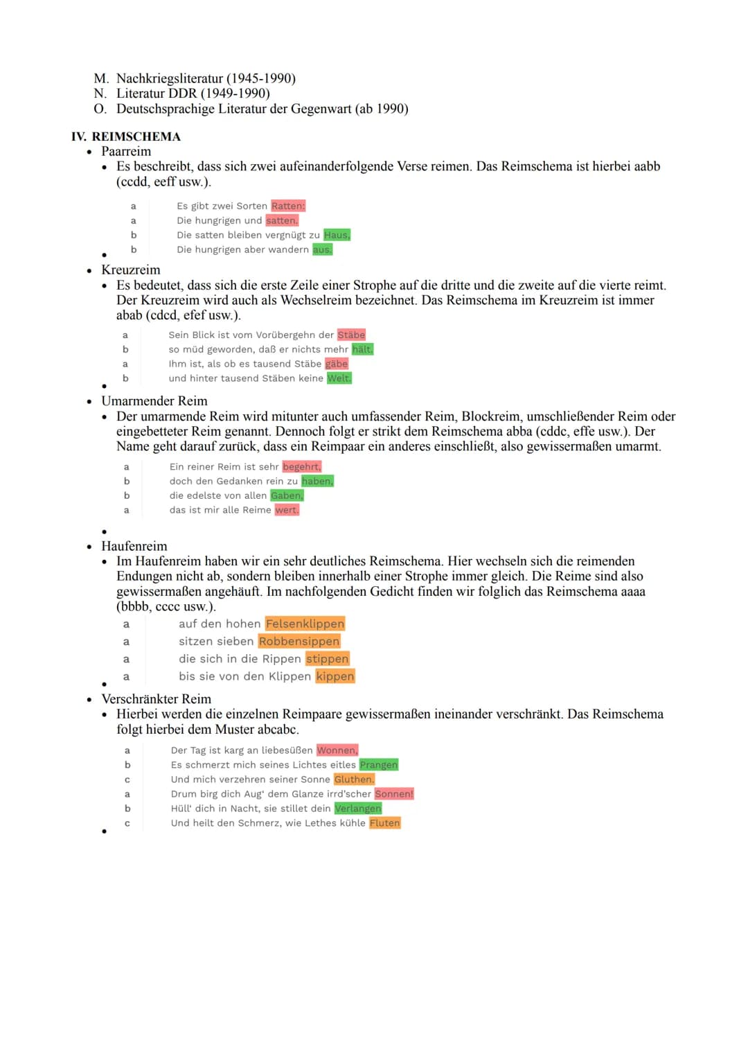 Deutsch
Gedichtsanalyse
I. AUFBAU
Einleitung
• Titel des Gedichts
Name des Autors
Erscheinungsjahr
Gedichtart (Sonett, Ode, Haiku usw.)
●
Th